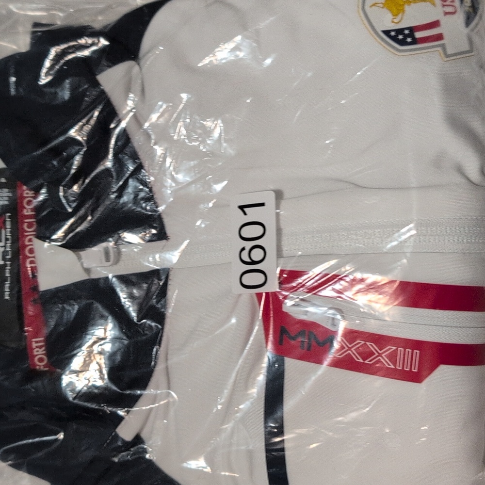 Ralph Lauren White and Navy Men's Jersey - Picture 11 of 11